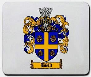 Bielli coat of arms mouse pad