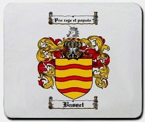 Basset coat of arms mouse pad