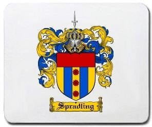 Spradling coat of arms mouse pad