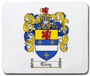 Tirry coat of arms mouse pad