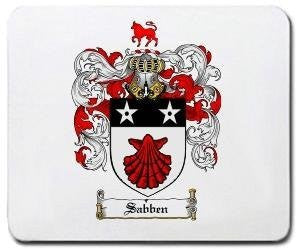 Sabben coat of arms mouse pad