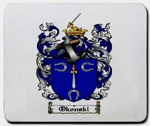 Okonski coat of arms mouse pad