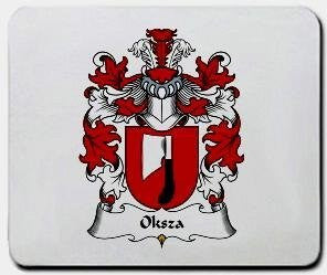 Oksza coat of arms mouse pad
