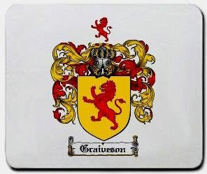 Graiveson coat of arms mouse pad