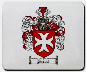 Bardet coat of arms mouse pad