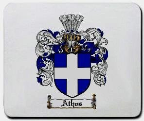 Athos coat of arms mouse pad