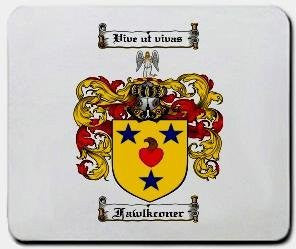 Fawlkconer coat of arms mouse pad