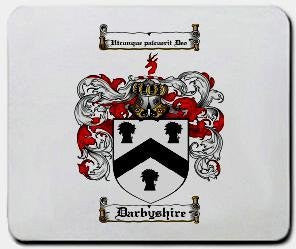Darbyshire coat of arms mouse pad