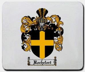 Rochefort coat of arms mouse pad