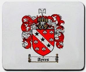 Ayres coat of arms mouse pad