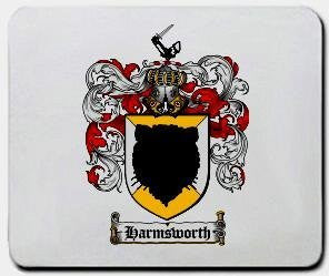 Harmsworth coat of arms mouse pad