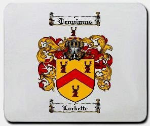 Lockette coat of arms mouse pad