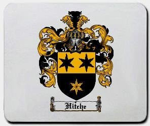 Hitche coat of arms mouse pad