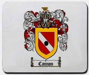 Cannon coat of arms mouse pad