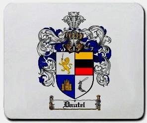 Dautel coat of arms mouse pad