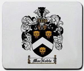 Macnoble coat of arms mouse pad