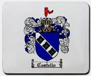 Castello coat of arms mouse pad