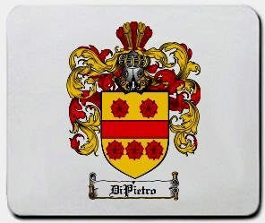 Dipietro coat of arms mouse pad