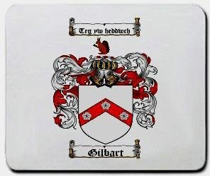 Gilbart coat of arms mouse pad