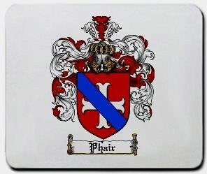 Phair coat of arms mouse pad