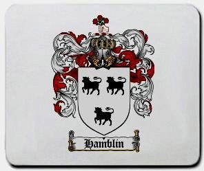 Hamblin coat of arms mouse pad