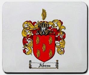 Abreu coat of arms mouse pad