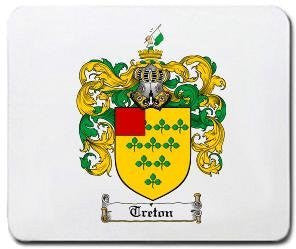 Treton coat of arms mouse pad