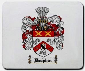 Dauphin coat of arms mouse pad