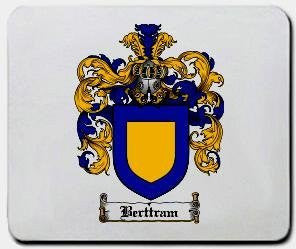 Berttram coat of arms mouse pad