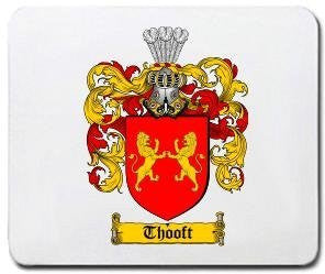 Thooft coat of arms mouse pad