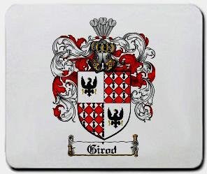 Girod coat of arms mouse pad