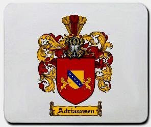 Adriaansen coat of arms mouse pad