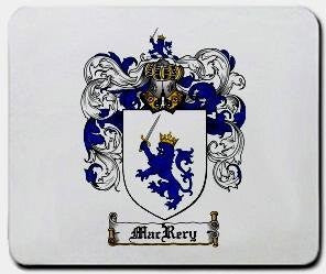 Macrery coat of arms mouse pad