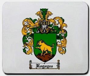 Rogayne coat of arms mouse pad