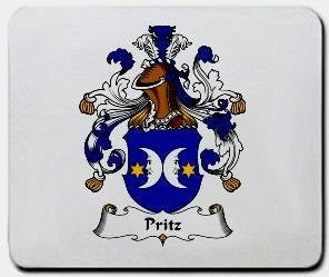 Pritz coat of arms mouse pad