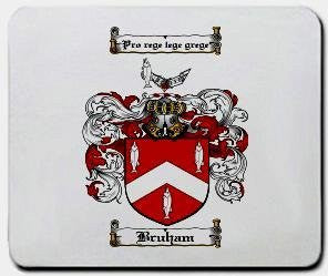 Bruham coat of arms mouse pad