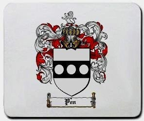 Pen coat of arms mouse pad