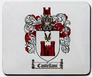 Castellani coat of arms mouse pad
