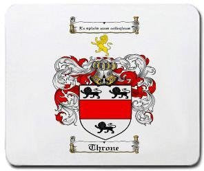 Throne coat of arms mouse pad