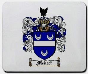 Meucci coat of arms mouse pad