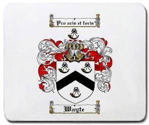 Wayte coat of arms mouse pad