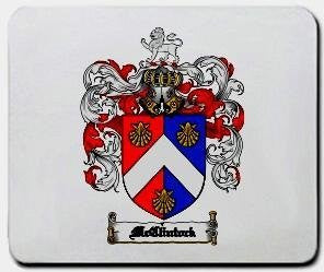 Mcclintock coat of arms mouse pad