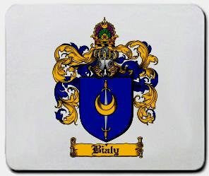 Bialy coat of arms mouse pad
