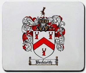Beckwith coat of arms mouse pad