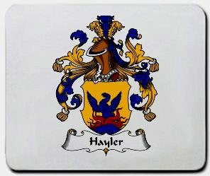 Hayler coat of arms mouse pad