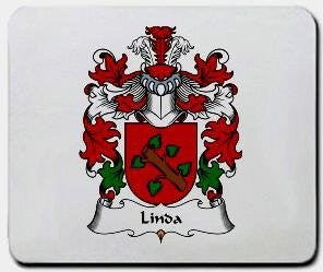 Linda coat of arms mouse pad