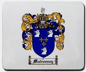 Mulrooney coat of arms mouse pad