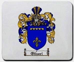 Oliveri coat of arms mouse pad