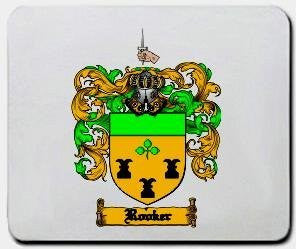 Rooker coat of arms mouse pad