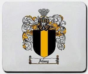 Almy coat of arms mouse pad
